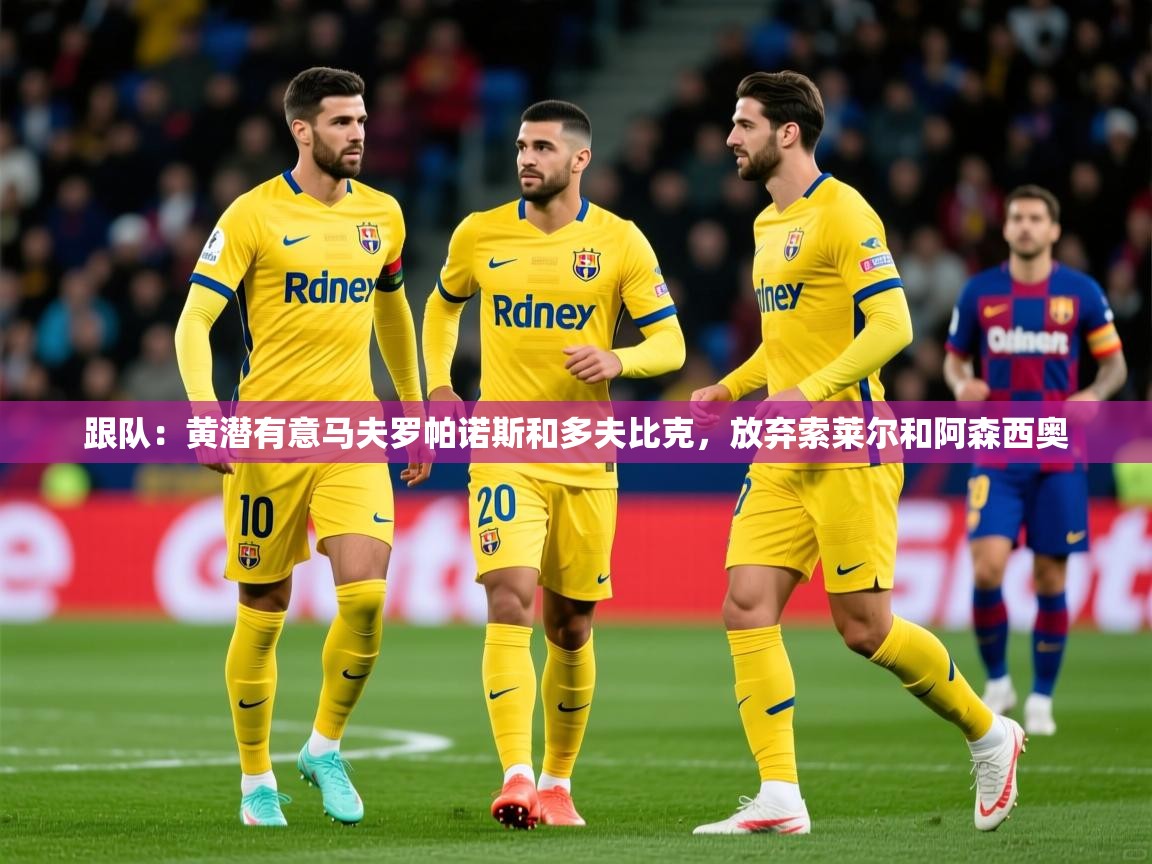 2025云开体育入口跟队：黄潜有意马夫罗帕诺斯和多夫比克，放弃索莱尔和阿森西奥