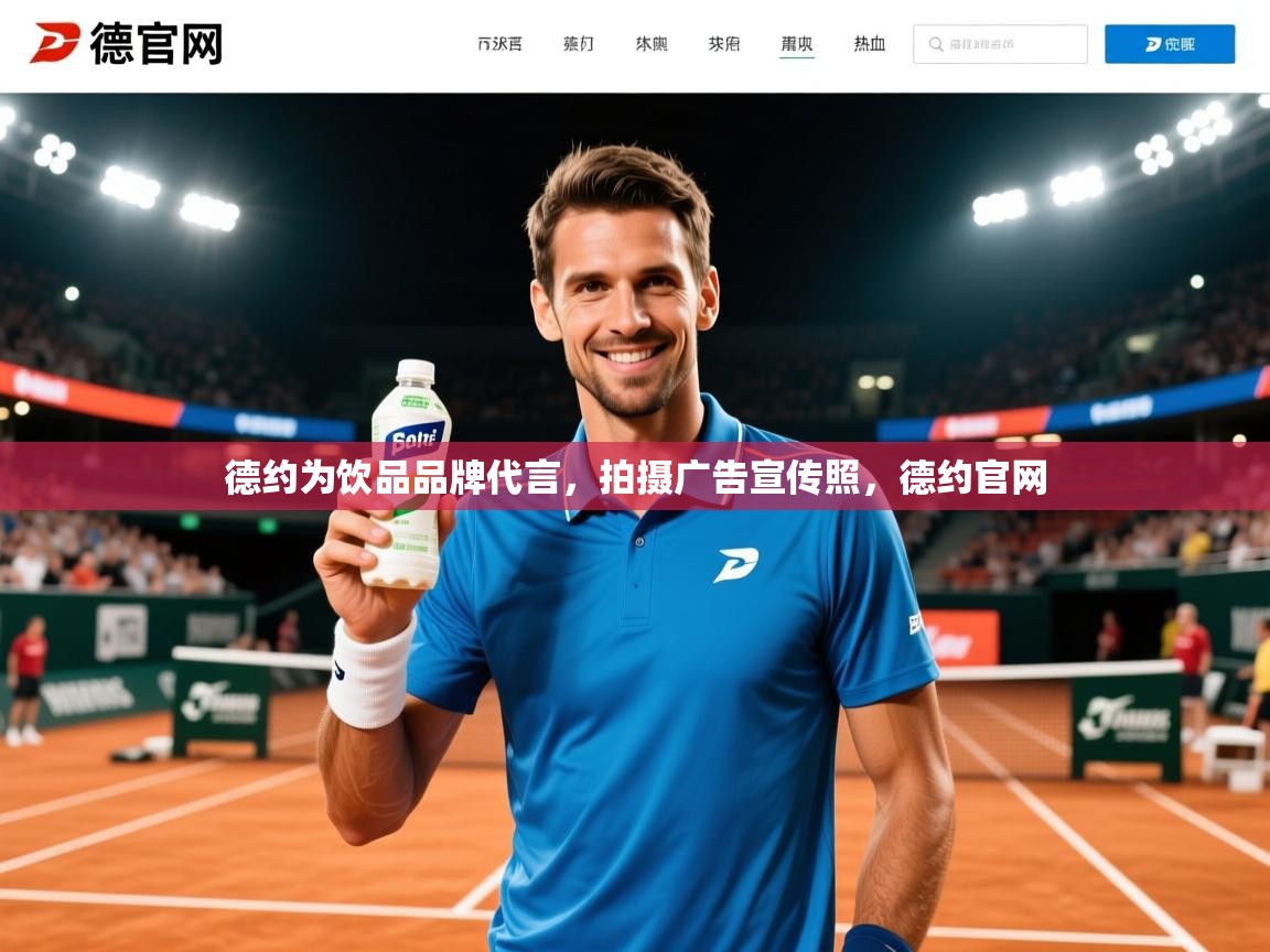 2025开云体育官网登录德约为饮品品牌代言，拍摄广告宣传照，德约官网